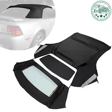 For Ford Mustang 1994-2004 Convertible Soft Top w/ Heated Glass Window Sailcloth (For: 2000 Mustang)