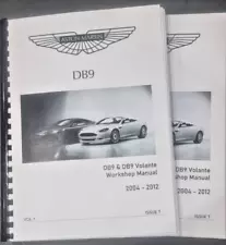 ASTON MARTIN DB9 WORKSHOP MANUAL A4 FULL COLOUR VERSION 7 - 2004 TO 2012 MODELS