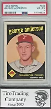 1959 Topps #338 George Sparky Anderson Philadelphia Phillies PSA 4 VG-EX