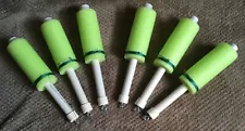 CAJUN Catfish Noodle fishing Jugs Lime Green lot of 6 "Weighted"