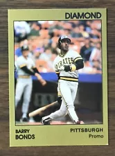 1991 Star Company BARRY BONDS Limited Edition DIAMOND Promo Card 400 Printed