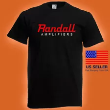 Randall Amplifiers Amps Men's Black T-shirt Size S to 5XL