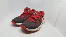 Nike GEORGIA BULLDOGS Shoes Sz 8 UGA 844102 601 Train Speed 4 Red Black