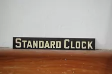 Replica of Self Winding Clock Company "Standard Clock" sign for SWCC Wall Clocks