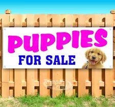 PUPPIES FOR SALE Advertising Vinyl Banner Flag Sign Many Sizes