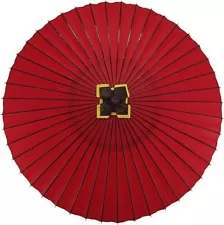 Japanese Wagasa Paper Umbrella Red Waterproof Bamboo YAMAMOTOTAKIZAYIKUYA Japan