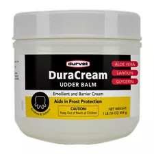 Durvet DuraCream Udder Balm 1 lb Emollient & Barrier Cream NOT FOR SALE TO:CA,DC