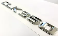 #1 CHROME CLK350 REPLACEMENT FOR MERCEDES REAR TRUNK EMBLEM BADGE NAME DECAL LID