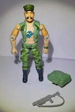 Vintage 1983 GI JOE GUNG-HO Complete White Grenade Launcher Broken Crotch READ