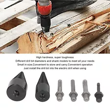 6 Pcs Wood Splitter Drill Bit Heavy Duty High Efficiency For Camping KRI