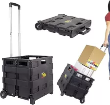 dbest products Quik Cart Topless Travel Portable Mobile Storage Collapsible