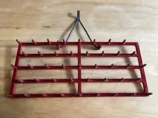 New ListingVintage Red Diecast Drag Rake Harrow 7 1/8 x 3 1/8