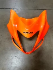 08-20 SUZUKI HAYABUSA GSXR1300R AFTERMARKET FRONT UPPER NOSE FAIRING COWL ORANGE (For: 2017 Hayabusa)