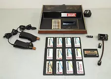 UNTESTED!! BALLY ASTROCADE Astrovision ARCADE SYSTEM /12 Games, 2 Controllers ++