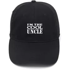 Men's Baseball Cap Cool Uncle Printed Hat Cotton Printing Casual Baseball Caps