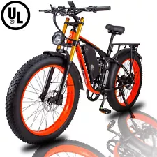 NEW 1000W Electric Bike 48V 17.5Ah K800PRO 26" E-Mountain Bike 7 Speed 1300