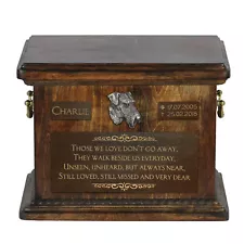 Airedale Terrier Large Urn with the Image of a Dog Art-Dog