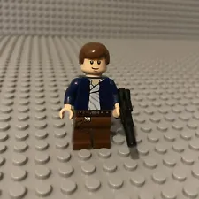 LEGO Minifigure Han Solo Reddish Brown Legs Holster Pattern sw0290 Star Wars