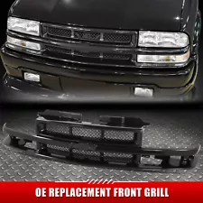 For 98-03 Chevy S10 SS Xtreme OE Style Matte Black Front Grille w/ Diamond Mesh