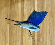 Sailfish Half Mount Wall Mount By New Wave Taxidermy 20 X 30” Great Condition