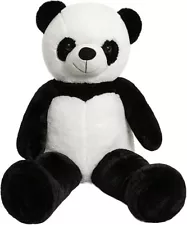 5 Foot Giant Stuffed Panda Soft 60 Inch Big Plush Premium Teddy Bear