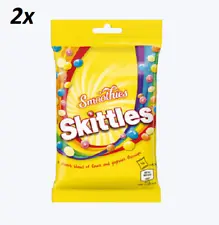 2 x SKITTLES Smoothies Fruit-Yoghurt Flavored Chewy Candies Candy Bag 95g/3.35oz