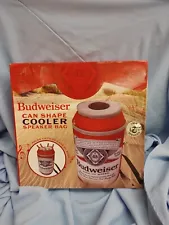 Budweiser Can Shape Cooler Speaker Bag- Brand New- Bluetooth- Water Resistant