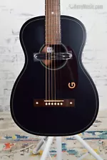 Gretsch Guitars Jim Dandy Deltoluxe Parlor Acoustic-Electric Guitar Black Top