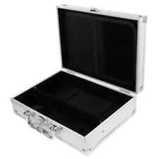 Metal Case Brief Portable Workstation Briefcase Aluminum Storage Carrying Man