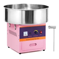 Commercial Cotton Candy Machine 1000W Sugar Floss Maker Stainless Steel Bowl