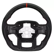 LOSCHEN Real Carbon Fiber Steering Wheel For Ford Raptor F150 2021-2023