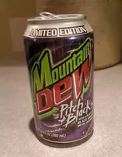 Mountain Dew Pitch Black 2004 Limited Edition Empty