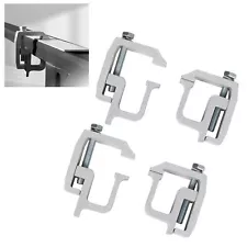 4 x Truck cap topper camper shell mounting clamps Heavy duty Aluminum