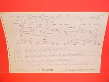 1957 DESOTO FIRESWEEP SPORTSMAN HARDTOP SEDAN FRAME DIMENSION CHART 57