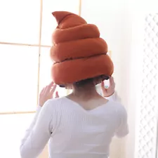 Poop Hat Hilarious Hats for Adults Prank Headgear Child