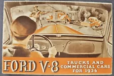 1936 Ford Truck Brochure Pickup Wagon Panel Stake Excellent Orig Not a Reprint