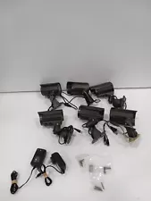 6PC EZ Bullet VF Platinum Video Security Cameras w/ Mounts