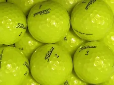 36 AAAAA Titleist AVX Yellow Used Golf Balls In MINT Condition! 5A Grade