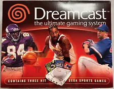 New in box, sealed, sega dreamcast console sports edition