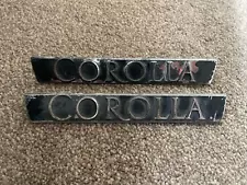 Toyota Corolla KE20 KE25 TE27 1971-1975 Badges / Emblems Used