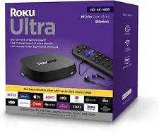 Roku Ultra 2022 4K/HDR/Dolby Vision Streaming Device and Roku Voice Remote Pro