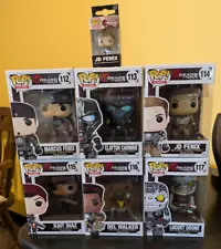 Gears Of War Marcus, Clayton, JD, Kait, Del, Locust Drone + JD Keychain Funkos