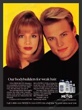 Nexxus Vita-tress Biotin Hair Products 1990 Print Advertisement Ad