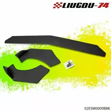 Universal Front Bumper Lip Spoiler Body Kit Fit For BMW Benz Mazda GMC Aufi Car (For: More than one vehicle)