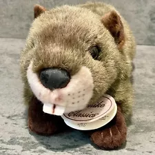 RARE 18" Beaver Plush Soft Brown Stuffed Animal 2019 RUSS Toys