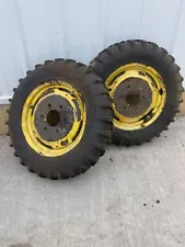 2007 John Deere 790 Tractor 5.00-15 Front Tires & Rims