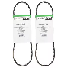 SureFit Deck Drive Belt for Toro 37-9080 421 521 Power Throw SnowThrower 2 Pack