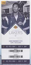 Lakers vs. Pacers 11/29/15 Full Game Ticket Kobe Bryant Retirement 052324MGL3-B