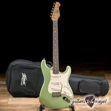 Mario Martin Guitars Swamp Ash S-Style w/ RW & Arcane 61 PUs – Avocado Mist