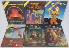 Lot 6 Dungeons & Dragons Players Handbook, Deities & Demigods++ Books TSR 1st Ed